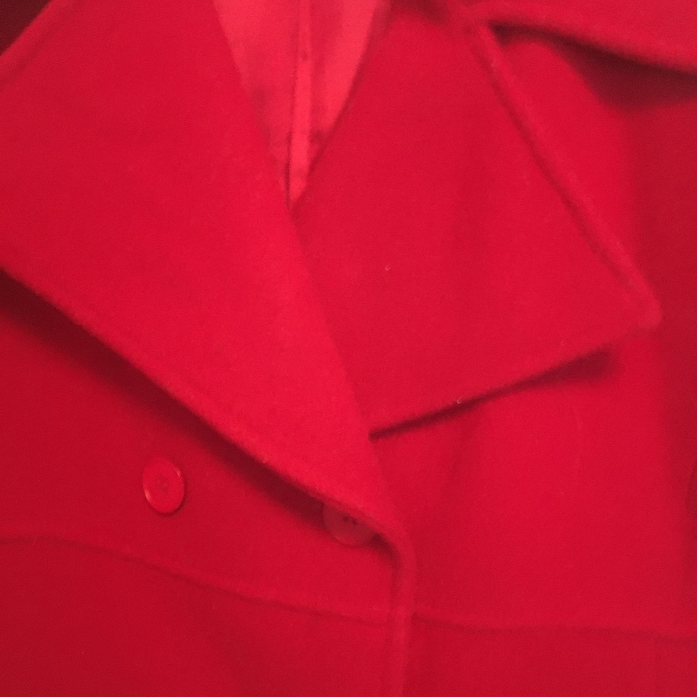 London fog red coat